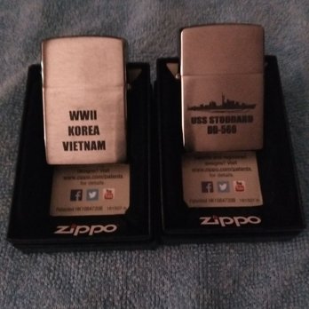 Alpha Creations - This years 2019, USS Stoddard ships past crew reunion. The group will love these collector's lighters.  Thanks David for you help. - Trophy Shops Near Me - Mesa, Arizona