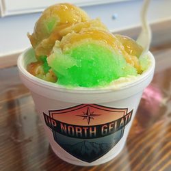 Up North Gelati - Sour Apple Gelati with Caramel
