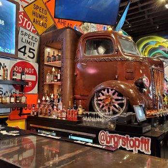 Brgr Stop - Love the the truck in the middle of the bar. So cool - American Near Me - Fort Lauderdale, Florida Brgr Stop - Love the the truck in the middle of the bar. So cool - American Near Me - Fort Lauderdale, Florida
