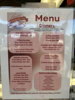 Menu photo 4 Bankhead Mississippi Style Cooking Spring Valley, CA Menu photo 4 Bankhead Mississippi Style Cooking Spring Valley, CA
