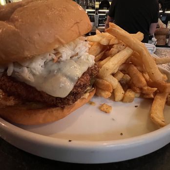 The Heights - NASHVILLE HOT CHICKEN SANDWICH - Bars Near Me - Toledo, Ohio