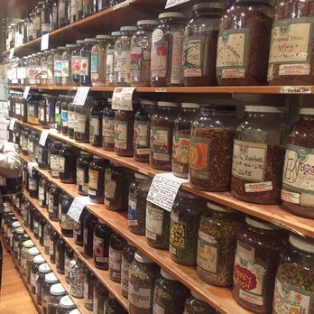 MarketSpice - Wall of tea! - Coffee & Tea Near Me - Seattle, Washington