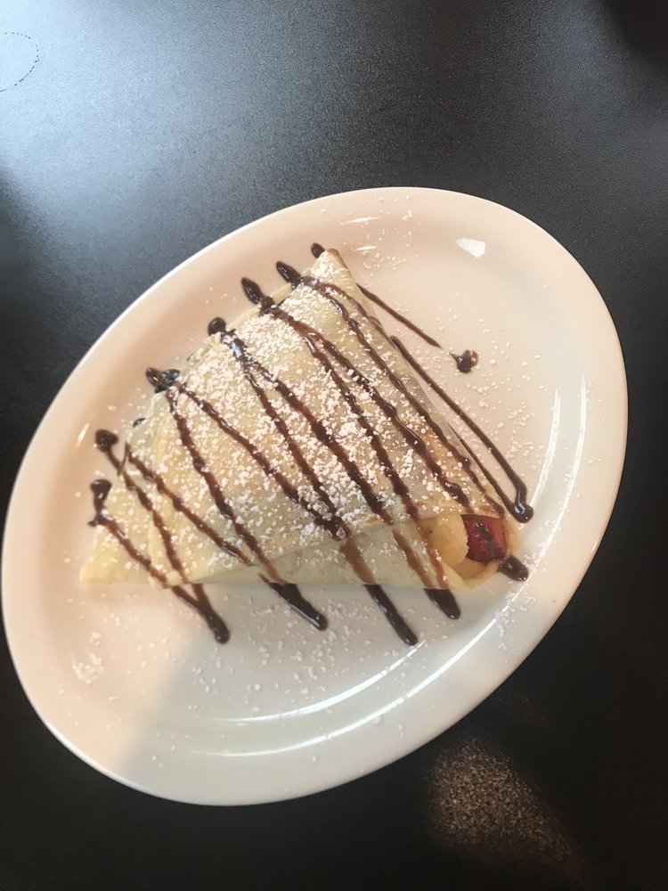 Food from Crazy Deli Crepes Cafe