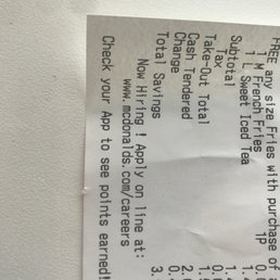 Reciept