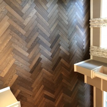 Texas Best Flooring Company - Herringbone in Plano - from balcony - Flooring Near Me - Dallas, Texas Texas Best Flooring Company - Herringbone in Plano - from balcony - Flooring Near Me - Dallas, Texas