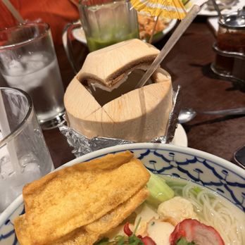 Sen Khao Soi - Fresh Coconut BBQ PORK WONTON SOUP FAST YOU WANTED - Thai Near Me - Las Vegas, Nevada Sen Khao Soi - Fresh Coconut BBQ PORK WONTON SOUP FAST YOU WANTED - Thai Near Me - Las Vegas, Nevada