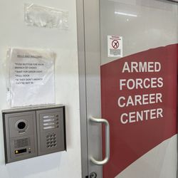 Armed forces center - Marines, Navy, Air Force, Army.
