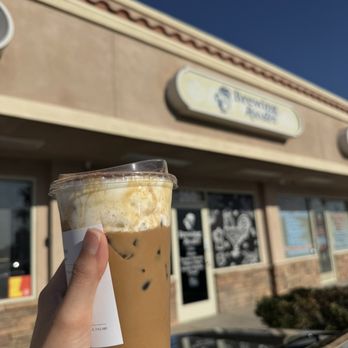 Brewing Rooster - Churro cheesecake iced latte - Coffee & Tea Near Me - Victorville, California Brewing Rooster - Churro cheesecake iced latte - Coffee & Tea Near Me - Victorville, California