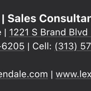 Lexus of Glendale - Business Card - Car Dealers Near Me - Glendale, California Lexus of Glendale - Business Card - Car Dealers Near Me - Glendale, California