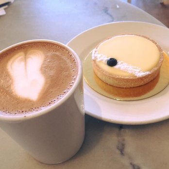 Duchess Bake Shop - Café Moccha and lemon cream tart - Patisserie/Cake Shop Near Me - Edmonton, Alberta
