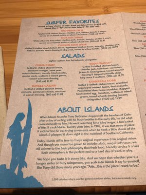 Menu photo 6 Islands Restaurant Irvine, CA