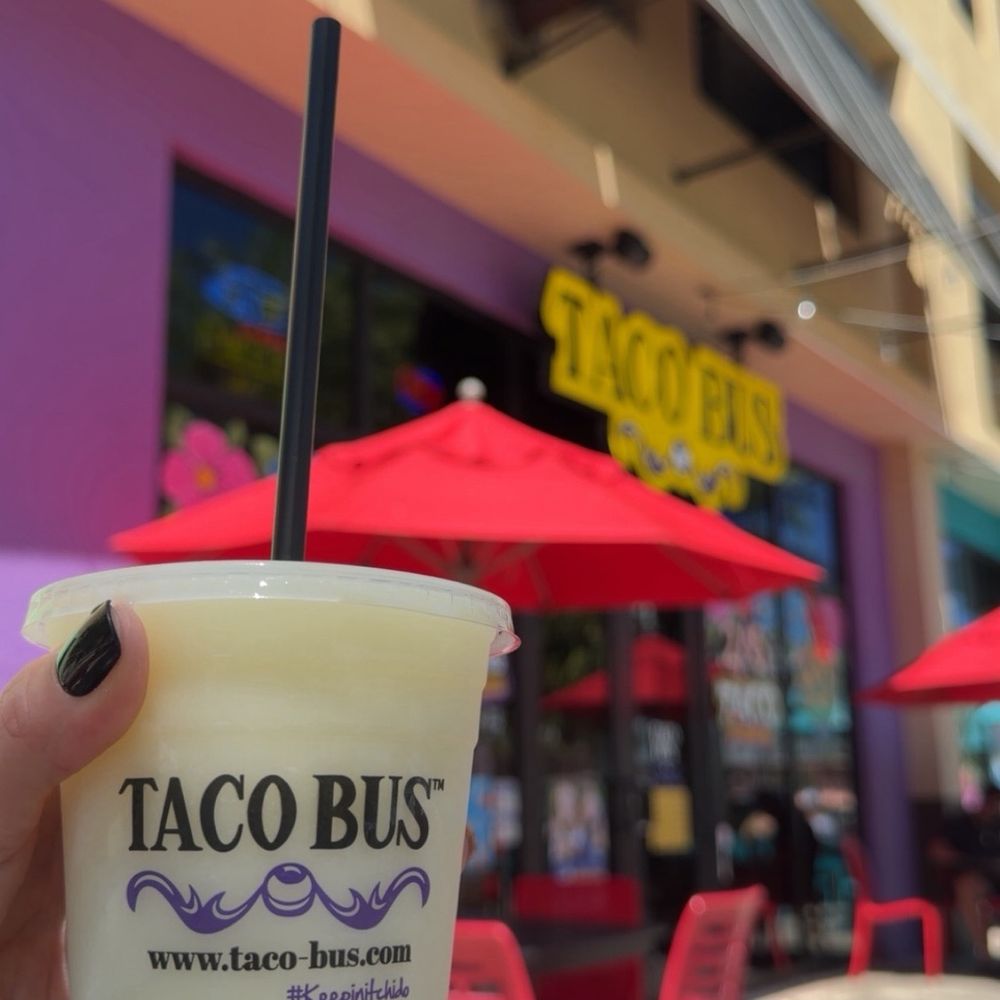 Taco Bus - Pina colada margarita - Food Trucks Near Me - Clearwater, Florida Taco Bus - Pina colada margarita - Food Trucks Near Me - Clearwater, Florida
