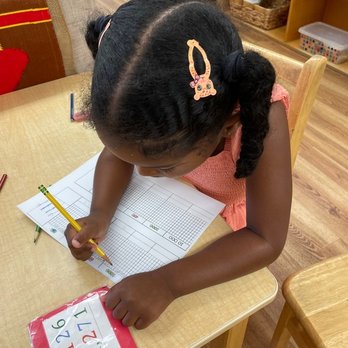 Legacy Montessori School - Arianna doing double digit math. - Elementary Schools Near Me - Poway, California