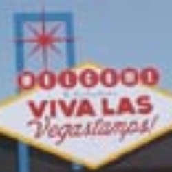 Our Welcoming Sign... we're right behind Square Apple just one mile east of the Strip... turn north on 1004-1044 E Sahara.