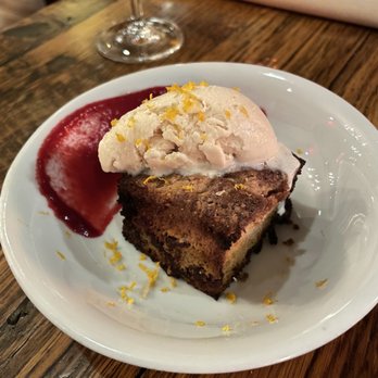 Husk Savannah - Chestnut coffee cake with ice cream - Southern Near Me - Savannah, Georgia Husk Savannah - Chestnut coffee cake with ice cream - Southern Near Me - Savannah, Georgia