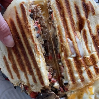 Hot Table - CHEESE STEAK PANINI - Sandwiches Near Me - Glastonbury, Connecticut Hot Table - CHEESE STEAK PANINI - Sandwiches Near Me - Glastonbury, Connecticut