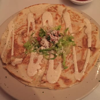 Cafe Capistrano Mexican Restaurant - Regular shrimp quesadilla. Huge and really good! - Mexican Near Me - Raleigh, North Carolina