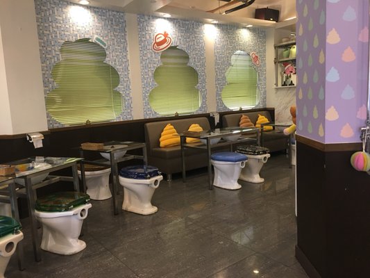 Modern Toilet Theme Restaurant by null