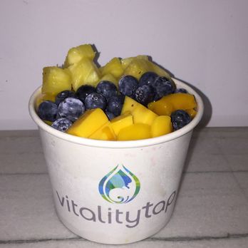 Elite Week: Vitality Tap - #yelpnorthsd Vitality tap Tropical Bowl with Pineapple, Mango, Blueberries. - Yelp Events Near Me - San Diego, California Elite Week: Vitality Tap - #yelpnorthsd Vitality tap Tropical Bowl with Pineapple, Mango, Blueberries. - Yelp Events Near Me - San Diego, California