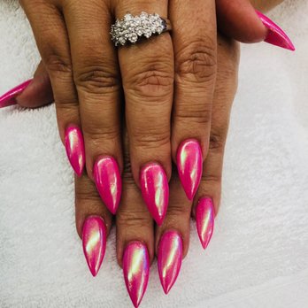 Fantasy Nail Salon - One of my fav colors. Done by Henry. - Nail Salons Near Me - Ontario, California