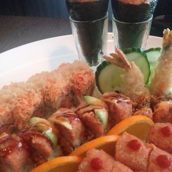 Passion Fin - Dynamite roll, redskin roll, tuna lover, and spicy yellowtail + spicy tuna hand rolls - ALL SOOOOOO GOOOOOD - Asian Fusion Near Me - Vienna, Virginia Passion Fin - Dynamite roll, redskin roll, tuna lover, and spicy yellowtail + spicy tuna hand rolls - ALL SOOOOOO GOOOOOD - Asian Fusion Near Me - Vienna, Virginia
