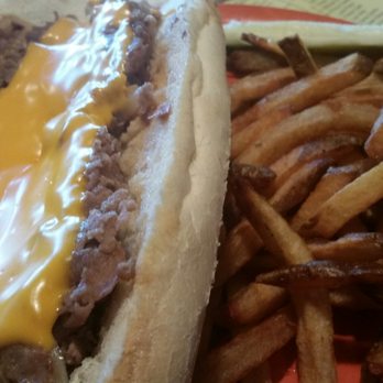 Ollie Gators Pub - Cheesesteak with Whiz (no mushroom) and boardwalk fries. - Pubs Near Me - Berlin, New Jersey