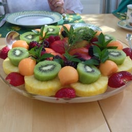 Wonderful table set up. Part of a delicious breakfast. Wonderful table set up. Part of a delicious breakfast.