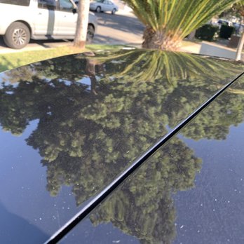 Galaxy Auto detail - Yep!!!! Dirty water stained rear spoiler - Auto Detailing Near Me - Downey, California
