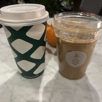 The Pantry by Emily's Table - Hot Peppermint Mocha Latte and Iced Cookie Butter Latte - Coffee & Tea Near Me - Greenville, South Carolina