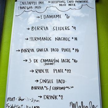Thai Hermanos - Menu - October 2024 - Tacos Near Me - Wailuku, Hawaii Thai Hermanos - Menu - October 2024 - Tacos Near Me - Wailuku, Hawaii