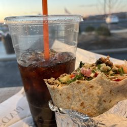 Piada Italian Street Food - Mediterranean piada and soft drink