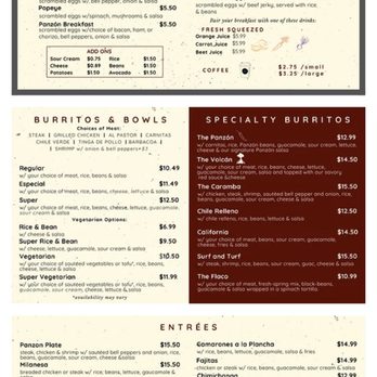 Panzon - Menu 11/17/22 - Mexican Near Me - San Francisco, California Panzon - Menu 11/17/22 - Mexican Near Me - San Francisco, California