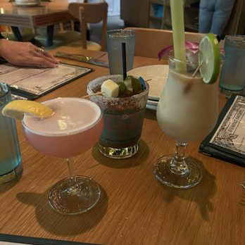 The Toasted Coconut - Cosmo, Bloody Mary, and Coconut rum drink - New American Near Me - Houston, Texas