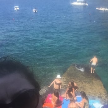 Byron's Cove - Lounging on rocks - Beaches Near Me