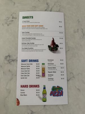 Menu photo 7 Pzza& Boca Raton, FL