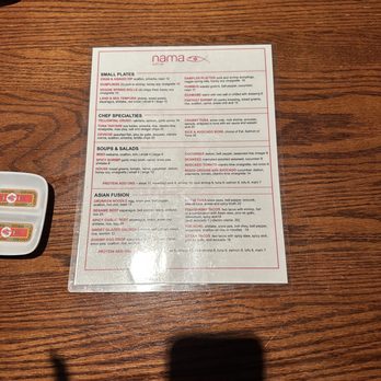 Nama Sushi Bar - Cedar Bluff - Menu - Sushi Bars Near Me - Knoxville, Tennessee