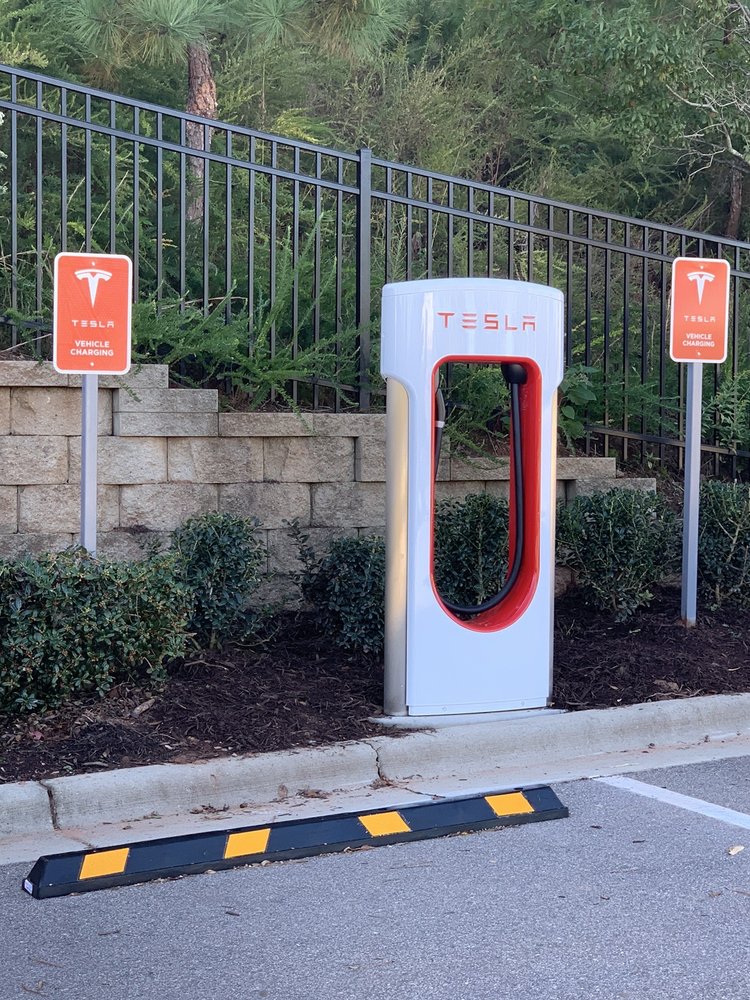 TESLA SUPERCHARGER 10 Photos 7119 O'Kelly Chapel Rd, Cary, North Carolina EV Charging