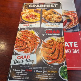 Red Lobster - Crabfest menu - Seafood Near Me - Orlando, Florida Red Lobster - Crabfest menu - Seafood Near Me - Orlando, Florida