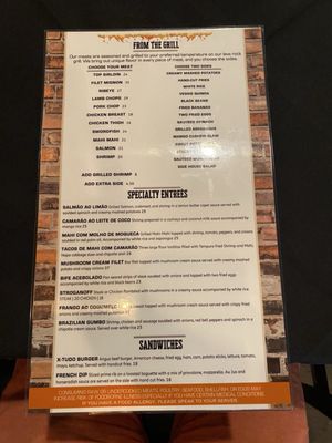 Menu photo 1 Frix's Fire Grill Chester, MD Menu photo 1 Frix's Fire Grill Chester, MD