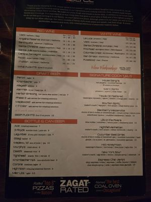 Menu photo 1 SLYCE Coal Fired Pizza Company Wauconda, IL Menu photo 1 SLYCE Coal Fired Pizza Company Wauconda, IL