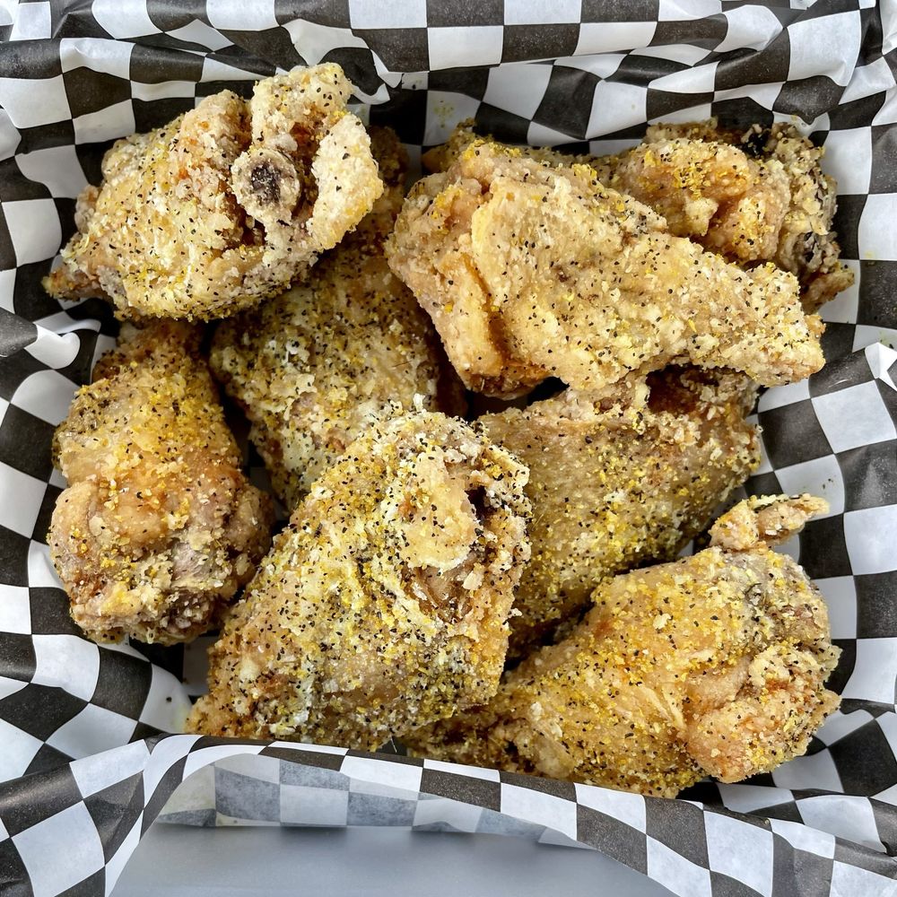The Nest Boba - Lemon Pepper Crispy Chicken Wings ($11) - Cafes Near Me - San Antonio, Texas The Nest Boba - Lemon Pepper Crispy Chicken Wings ($11) - Cafes Near Me - San Antonio, Texas