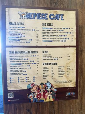 Menu photo 2 One Piece Cafe Los Angeles, CA Menu photo 2 One Piece Cafe Los Angeles, CA