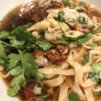 Manaow - Duck Noodle Soup $13 - Thai Near Me - Long Beach, California Manaow - Duck Noodle Soup $13 - Thai Near Me - Long Beach, California