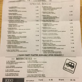 Edo Takeout - Menu - Japanese Near Me - New Brunswick, New Jersey Edo Takeout - Menu - Japanese Near Me - New Brunswick, New Jersey