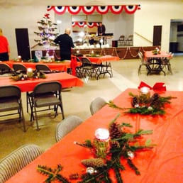 Christmas party at the VFW.