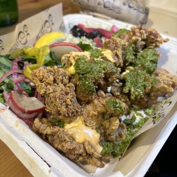 Dune - Fried Chicken Platter - Falafel Near Me - Los Angeles, California