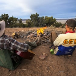Canyon Country Discovery Center - Crew relaxing in backcountry...conservation corps help protect local lands.