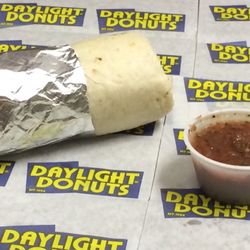 Main Street Coffee House - Burritos and made on site salsa. Burritos can be pork sausage, turkey sausage or chorizo.