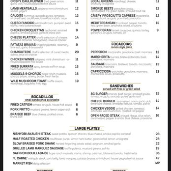 Bar Cicchetti - Menu - New American Near Me - Oklahoma City, Oklahoma Bar Cicchetti - Menu - New American Near Me - Oklahoma City, Oklahoma