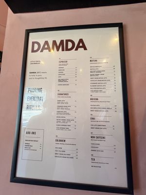 Menu photo 3 Damda Los Angeles, CA